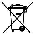 Symbol pře&scaron;krtnut&eacute; popelnice
